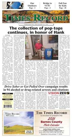 Cover of Valley City Times-Record