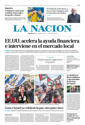 Cover of La Nacion