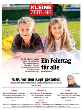 Cover of Kleine Zeitung Kaernten
