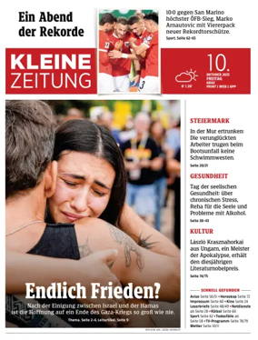 Cover of Kleine Zeitung Steiermark
