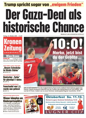 Cover of Kronen Zeitung