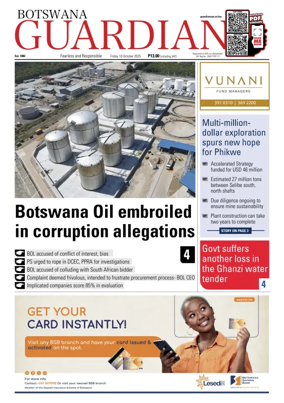 Cover of Botswana Guardian