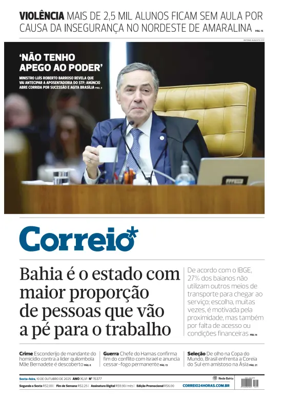 Cover of Correio da Bahia