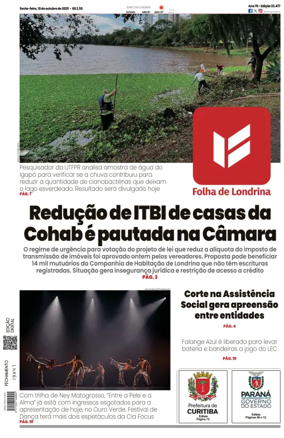 Cover of Folha de Londrina