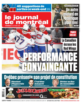 Cover of Le Journal de Montreal