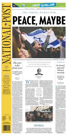 Cover of National Post - (Latest Edition)