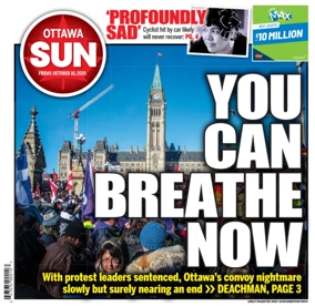 Cover of Ottawa Sun