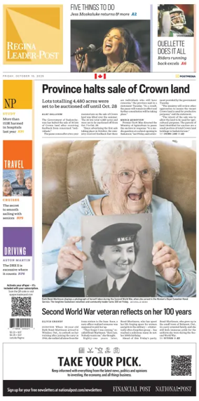 Cover of Regina Leader-Post