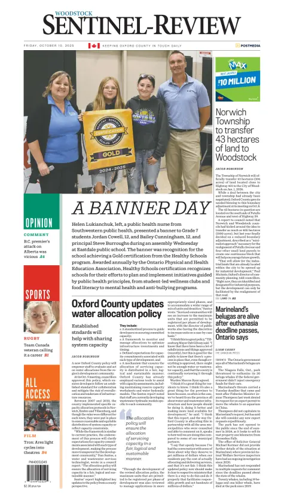 Cover of Sentinel-Review (Woodstock)