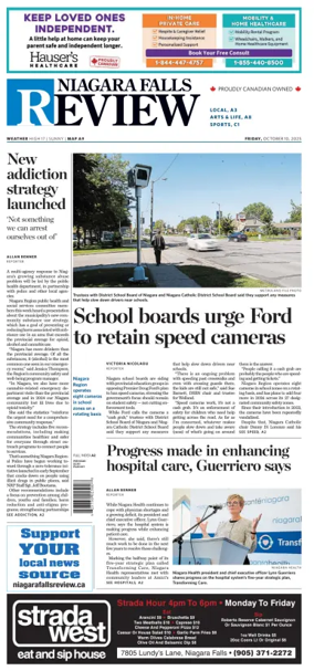 Cover of The Niagara Falls Review