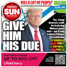 Cover of Toronto Sun