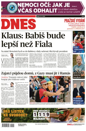 Cover of MF DNES