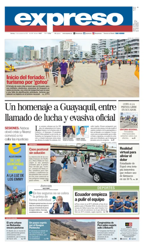 Cover of Diario Expreso