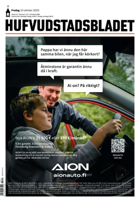 Cover of Hufvudstadsbladet