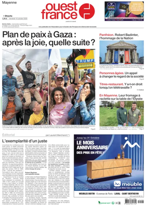 Cover of Ouest France (Laval)