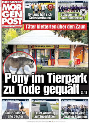 Cover of Dresdner Morgenpost