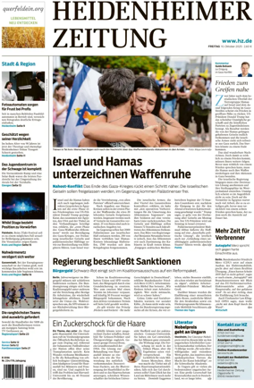 Cover of Heidenheimer Zeitung