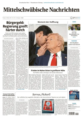 Cover of Mittelschwaebische Nachrichten