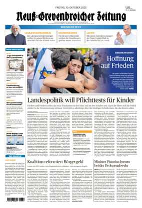 Cover of Neuss-Grevenbroicher Zeitung Neuss