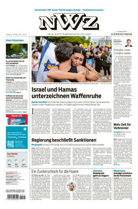 Cover of NWZ  (Göppinger Kreisnachrichten)