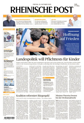 Cover of Rheinische Post - Mönchengladbach and Korschenbroich