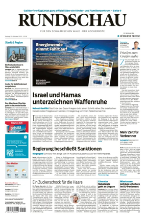 Cover of Rundschau für den Schwäbischen Wald – Der Kocherbote