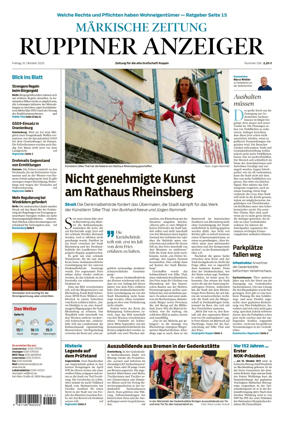 Cover of Ruppiner Anzeiger