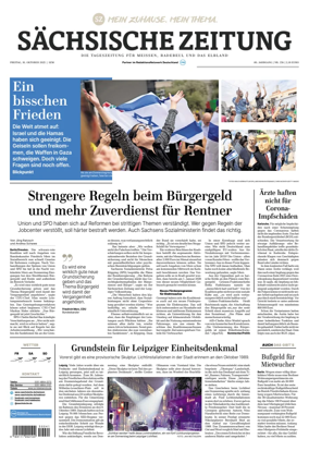 Cover of Sächsische Zeitung  (Meißen)