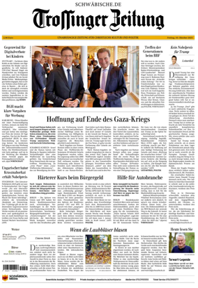 Cover of Trossinger Zeitung