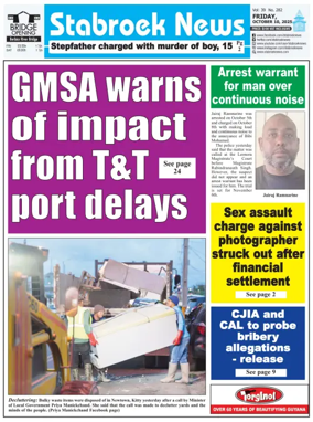 Cover of Stabroek News