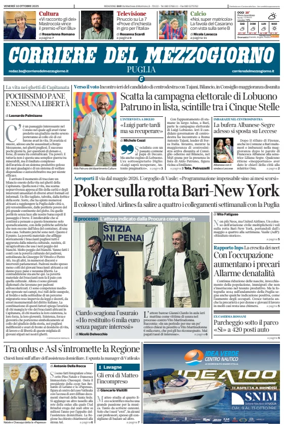 Cover of Corriere del Mezzogiorno (Puglia)