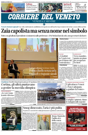 Cover of Corriere del Veneto (Venezia e Mestre)