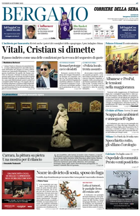 Cover of Corriere della Sera (Bergamo)