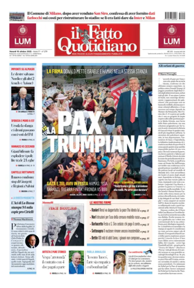 Cover of Il Fatto Quotidiano