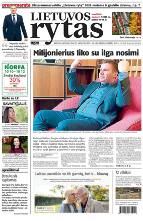 Cover of Lietuvos Rytas
