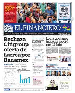 Cover of El Financiero
