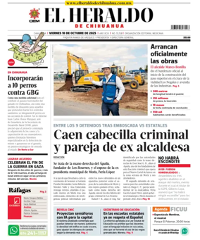 Cover of El Heraldo de Chihuahua