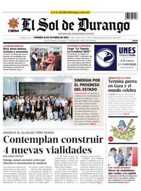 Cover of El Sol de Durango