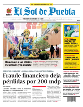 Cover of El Sol de Puebla