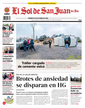 Cover of El Sol de San Juan del Río
