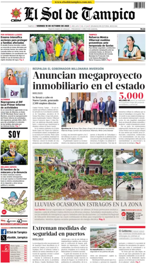 Cover of El Sol de Tampico