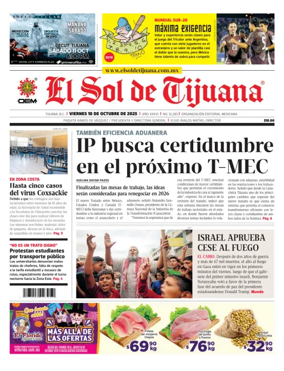 Cover of El Sol de Tijuana