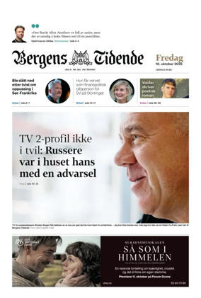 Cover of Bergens Tidende