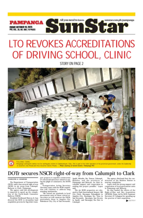 Cover of Sun.Star Pampanga