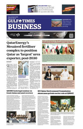 Cover of Gulf Times Business