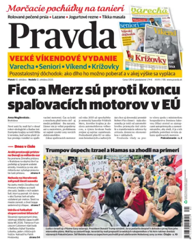 Cover of Pravda of Slovakia
