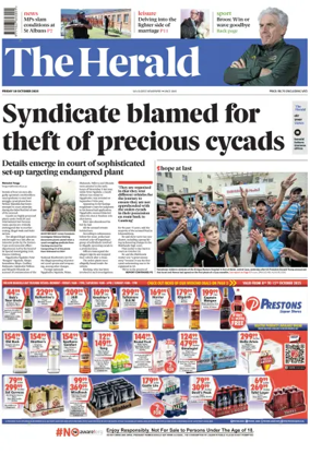 Cover of The Herald (South Africa)