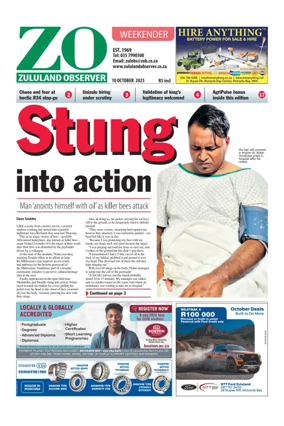 Cover of Zululand Observer - Weekender