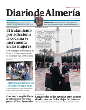 Cover of Diario de Almeria