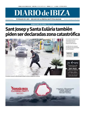 Cover of Diario de Ibiza